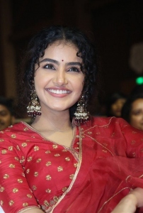 Actress Anupama Red Dress Images @ 18 Pages Pre Release