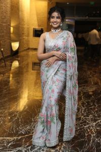 Anupama Parameswaran Saree Photos @ Eagle Pre Release