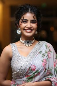 Anupama Parameswaran Saree Photos @ Eagle Pre Release