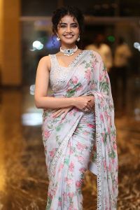 Anupama Parameswaran Saree Photos @ Eagle Pre Release