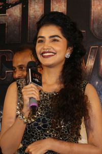 Actress Anupama Parameswaran Stills @ Eagle Trailer Launch