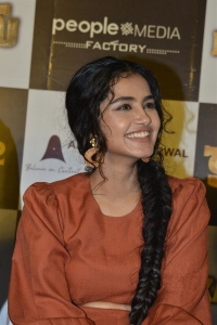 Actress Anupama Parameswaran Pics @ Karthikeya 2 Trailer Launch