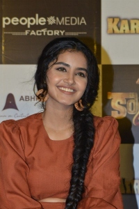 Actress Anupama Parameswaran Pics @ Karthikeya 2 Trailer Launch