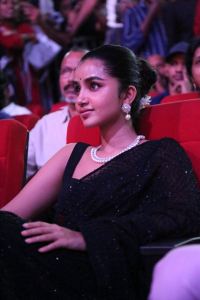 Tillu Square Movie Heroine Anupama Parameswaran Black Saree Pics