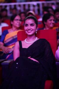 Tillu Square Movie Actress Anupama Parameswaran Black Saree Pics