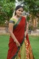 Telugu Actress Tanusha in Red Langa Voni Photos