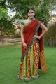Telugu Actress Tanusha in Red Half Saree Photos