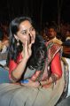 Actress Anushka Saree Photos at Mirchi Audio Launch