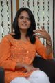 Actress Anushka Beautiful Stills at Mirchi Movie Interview