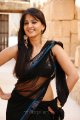 Anushka Hot Spicy Black Saree Stills