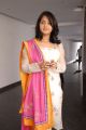 Actress Anushka New Cute Images in White Cotton Kameez