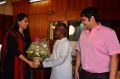 Actress Anushka Meets Ilaiyaraja Photos