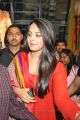 Gorgeous Anushka Shetty in Red Dress at Rudramadevi Trailer Launch