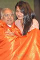 Actress Anushka with Akkineni Nageswara Rao