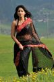 Damarukam Actress Anushka Shetty Hot Black Saree Pics