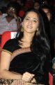 Actress Anushka Shetty Stills in Black Saree @ Varna Audio Function
