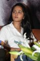 Tamil Actress Anushka Cute in White T-Shirt Photos