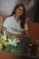 Tamil Actress Anushka Shetty Cute in White T-Shirt Photos