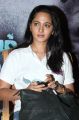 Actress Anushka Shetty in White T-Shirt Photos @ Irandam Ulagam Press Meet