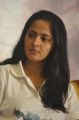 Tamil Actress Anushka Cute in White T-Shirt Photos