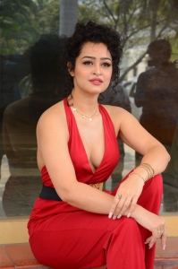 Actress Apsara Rani Images @ Maa Ishtam Press Meet