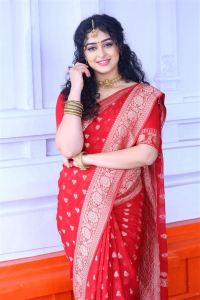 Apsara Rani Red Saree Stills @ Vinuthna Celluloid Prod No 1 Opening