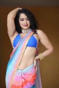 Actress Apsara Rani Hot Saree Images @ Talakona Movie Opening