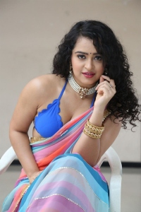 Actress Apsara Rani Hot Saree Images @ Talakona Movie Opening