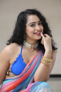 Actress Apsara Rani Hot Saree Images @ Talakona Movie Opening