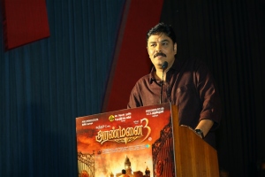 Director Sundar C @ Aranmanai 3 Press Meet Stills