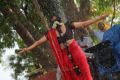 Actress Veda Archana Sastry in Red Saree @ Kamalatho Naa Prayanam