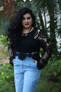 Actress Archana Veda Stills @ Karmastalam Movie Press Meet