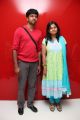 Madhan Karky with his wife Nandhini @ Arima Nambi Premiere Show Photos