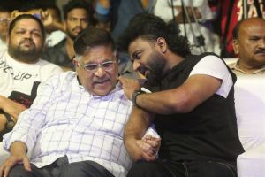 Allu Aravind, Devi Sri Prasad @ Arya 20 Years Celebrations Photos