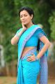 Telugu Actress Mayuri Hot Blue Saree Pics