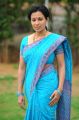 Asha Saini (Mayuri) Hot Stills in Blue Cotton Saree
