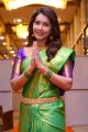 Actress Rashi Khanna in Bridal Silk Saree Photos @ Srinivasa Kalyanam Audio Release