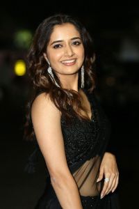 Actress Ashika Ranganath Black Saree Images