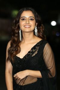 Naa Saami Ranga Actress Ashika Ranganath Black Saree Images