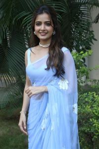 Miss You Movie Heroine Ashika Ranganath Saree Pics