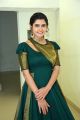Actress Ashima Narwal New Images in Green Traditional Dress