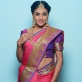 Actress Ashwini Chandrashekar Saree Photoshoot Stills