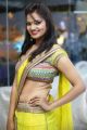 Hyderabad Model Ashwini Hot Pics in Yellow Langa Voni Dress