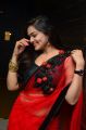 Telugu Actress Ashwini Hot Red Saree Images