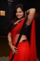 Telugu Actress Ashwini Hot Red Saree Images