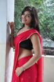 Actress Ashwi Hot Stills in Red Saree