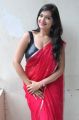 Actress Ashwini Hot in Red Saree Stills