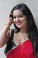 Actress Ashwi Hot Stills in Red Saree