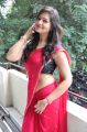 Actress Ashwini Hot in Red Saree Stills