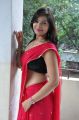 Actress Ashwini Hot Stills in Red Saree